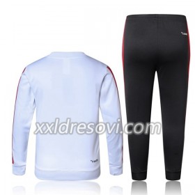 Dječji AC Milan Komplet Sweatshirts 2017-18 Bijela